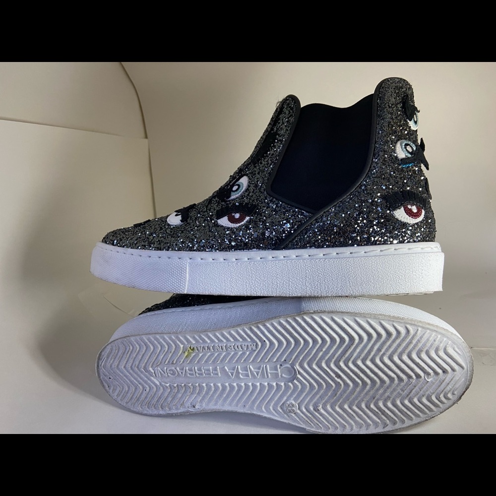 COPY - CHIARA FERRAGNI POPPY HIGH SLIP-ON - Picture 3 of 11